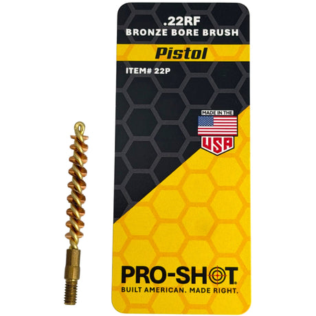 Pro-Shot Products - .22 Caliber Bronze Pistol Brush