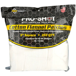 Pro-Shot Products - 3" Cleaning Patches for 12/16 Gauge