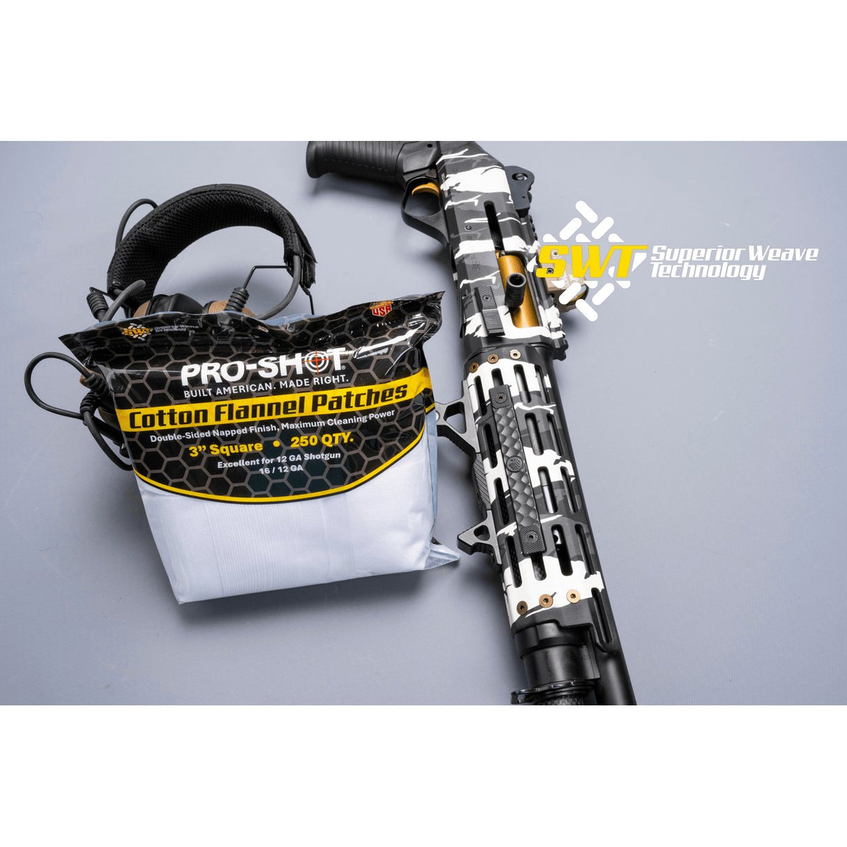 Pro-Shot Products - 3" Cleaning Patches for 12/16 Gauge