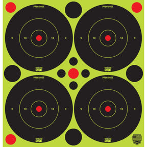 Pro-Shot Products - 3" Green Bullseye Adhesive Targets, 48 Pack