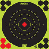 Pro-Shot Products - 6" Green Bullseye Adhesive Targets, 12 Pack