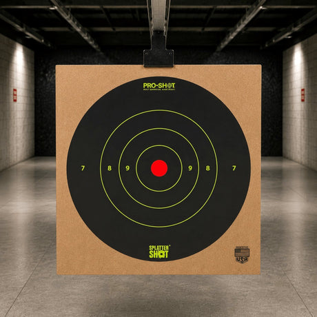 Pro-Shot Products - 6" Green Bullseye Adhesive Targets, 12 Pack