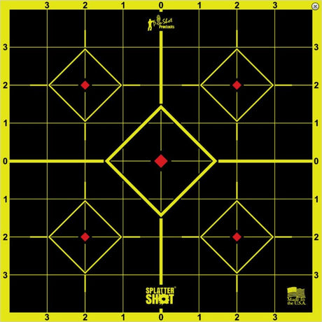 Pro-Shot Products - Splatter Shot 8" Adhesive Targets, 6 Pack