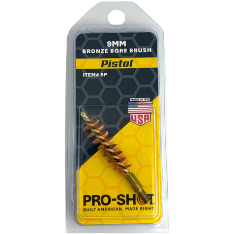 Pro-Shot Products - Bronze Pistol Brush for 9MM