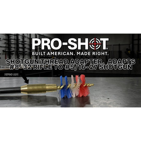 Pro-Shot Products - Shotgun Adaptor 8/32 to 5/16-27