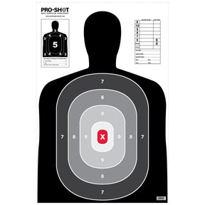 Pro-Shot Products - Silhouette Target-Pro B27, 23"x35" 5 Pack