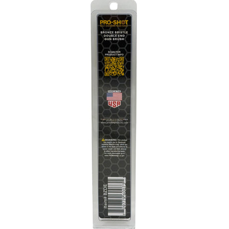 Pro-Shot Products - Double End Gun Brush with Bronze Bristles