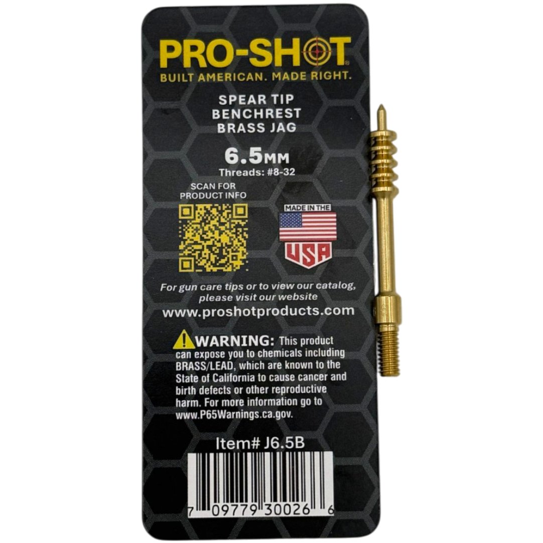 Pro-Shot Products - Spear Tip Jag 6.5mm Brass