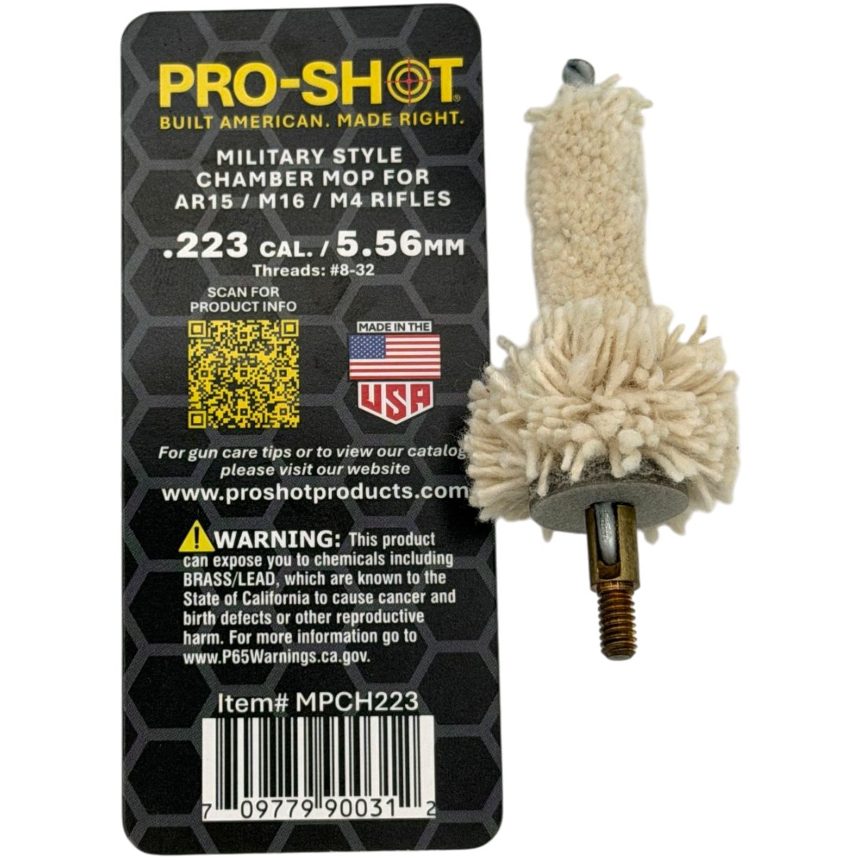 Pro-Shot Products - Chamber Mop for .223/5.56 AR-15/M16