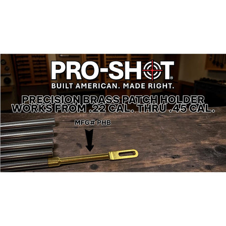 Pro-Shot Products - Brass Patch Holder for 22-45 Caliber