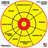 Pro-Shot Products - 12" Bullseye Pistol Training Target 6 Pack