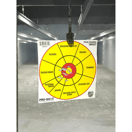 Pro-Shot Products - 12" Bullseye Pistol Training Target 6 Pack
