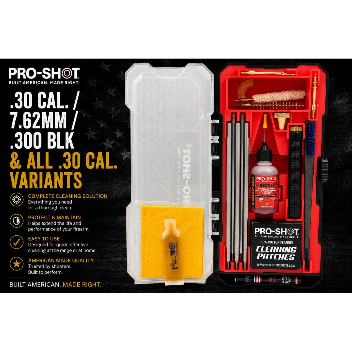 Pro-Shot - Classic Box Kit for .308/7.62 Rifle Cleaning