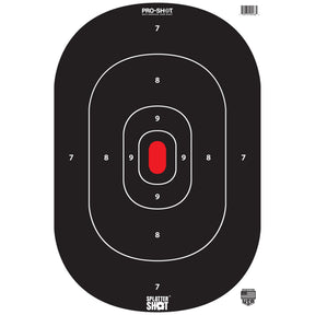 Pro-Shot Products - Splatter Shot Silhouette Insert 12x18 8 Pack