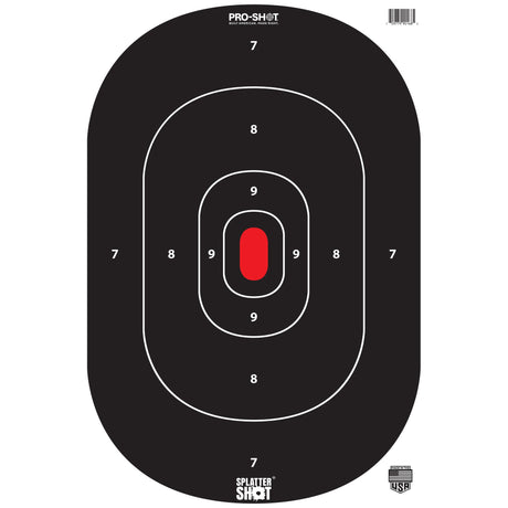 Pro-Shot Products - Splatter Shot Silhouette Insert 12x18 8 Pack