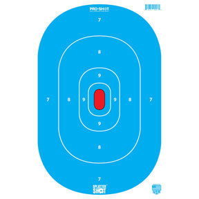 Pro-Shot Products - Splatter Shot 12x18 Silhouette Targets, 8 Pack