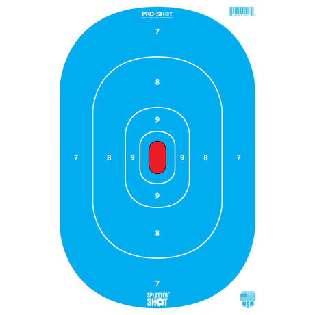 Pro-Shot Products - Splatter Shot 12x18 Silhouette Targets, 8 Pack
