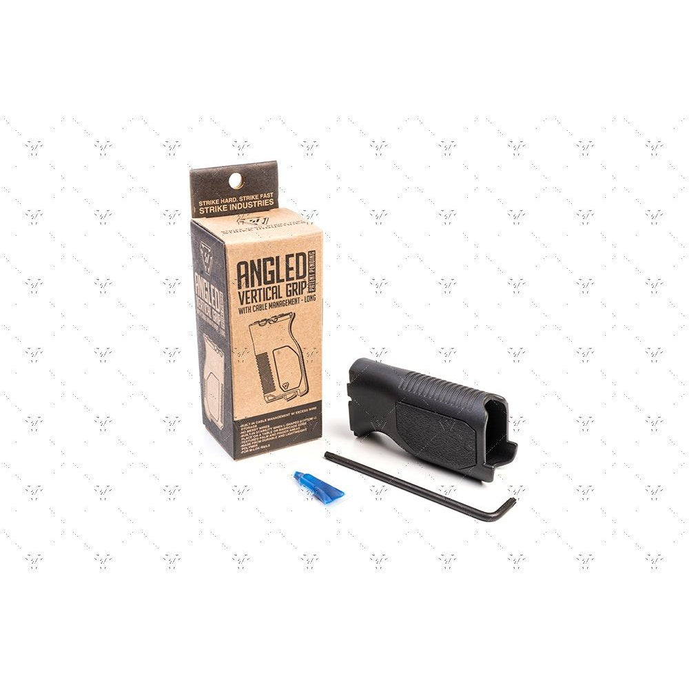Strike Industries - Angled Vertical Grip with Cable Management - Black