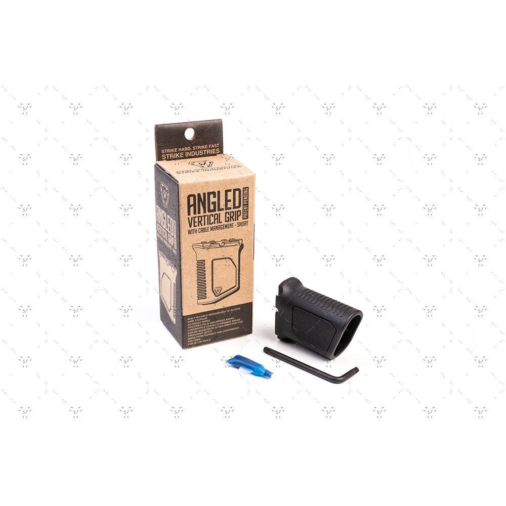 Strike Industries - Angled Vertical Grip with Cable Management - Black
