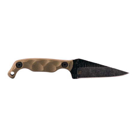 Stroup Knives - Mini Fixed Blade Knife 3" Acid Etch ODG