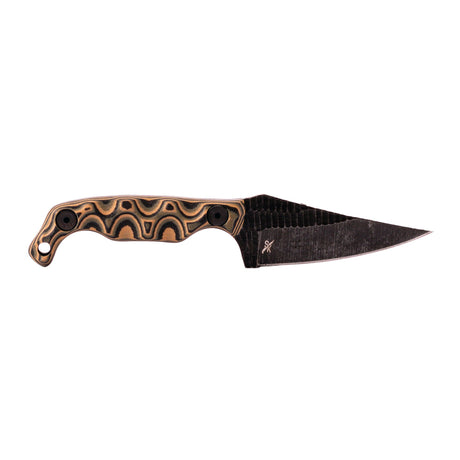 Stroup Knives - Mini1 Fixed Blade Knife, 3" Trailing Point