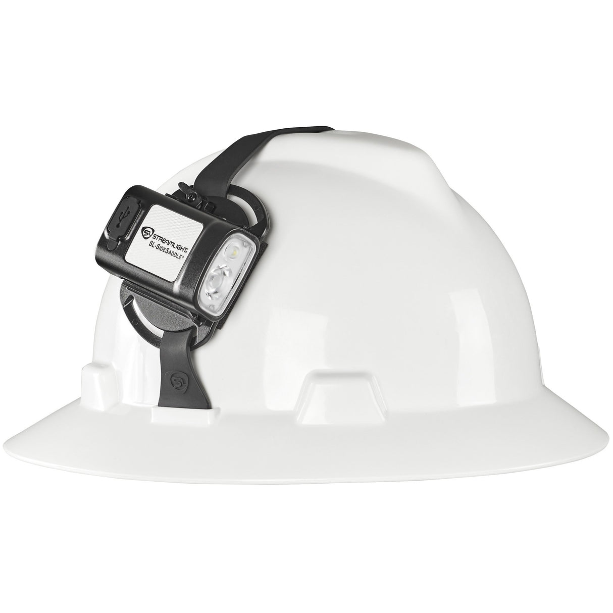 Streamlight - SL-SideSaddle USB Rechargeable Helmet Light - Black