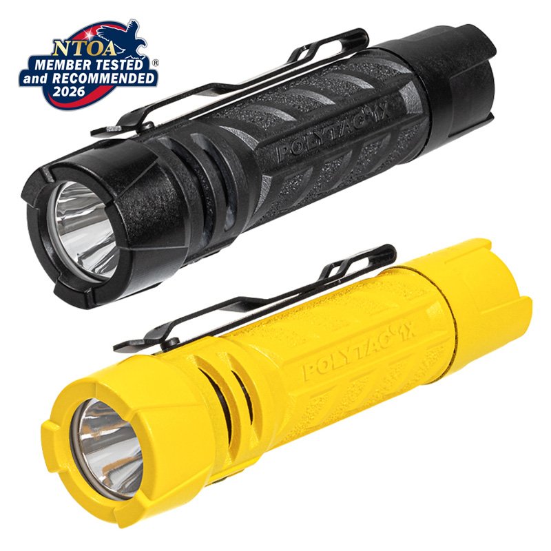 Streamlight - PolyTac 1X Flashlight, Yellow, 500 Lumens