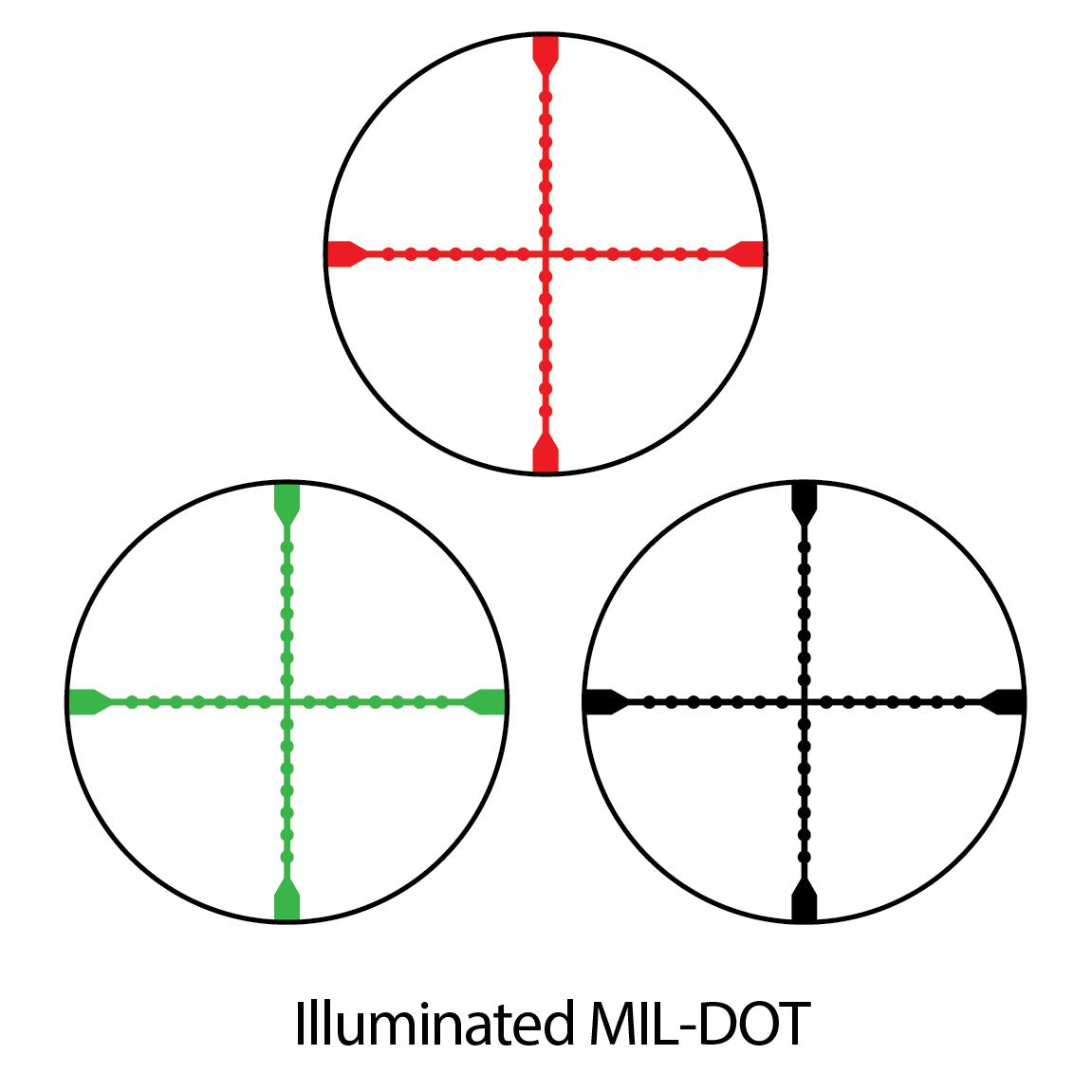 TRUGLO - TRU-BRITE Xtreme 4x32 Rifle Scope with Mil-Dot Reticle