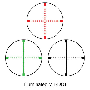 TRUGLO - TRU-BRITE Xtreme 4x32 Rifle Scope with Mil-Dot Reticle