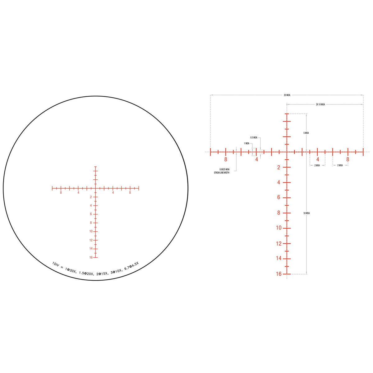 Trijicon - Tenmile 4.5-30x56 SFP MOA Rifle Scope
