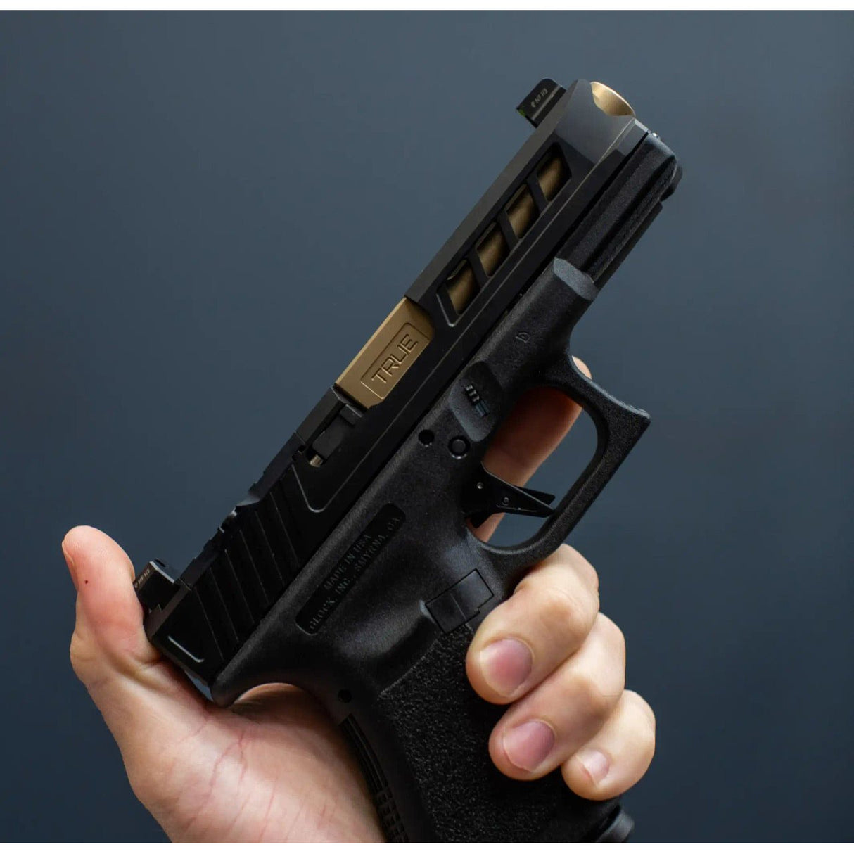True Precision - Barrel for Glock 19, Copper TiCN Finish