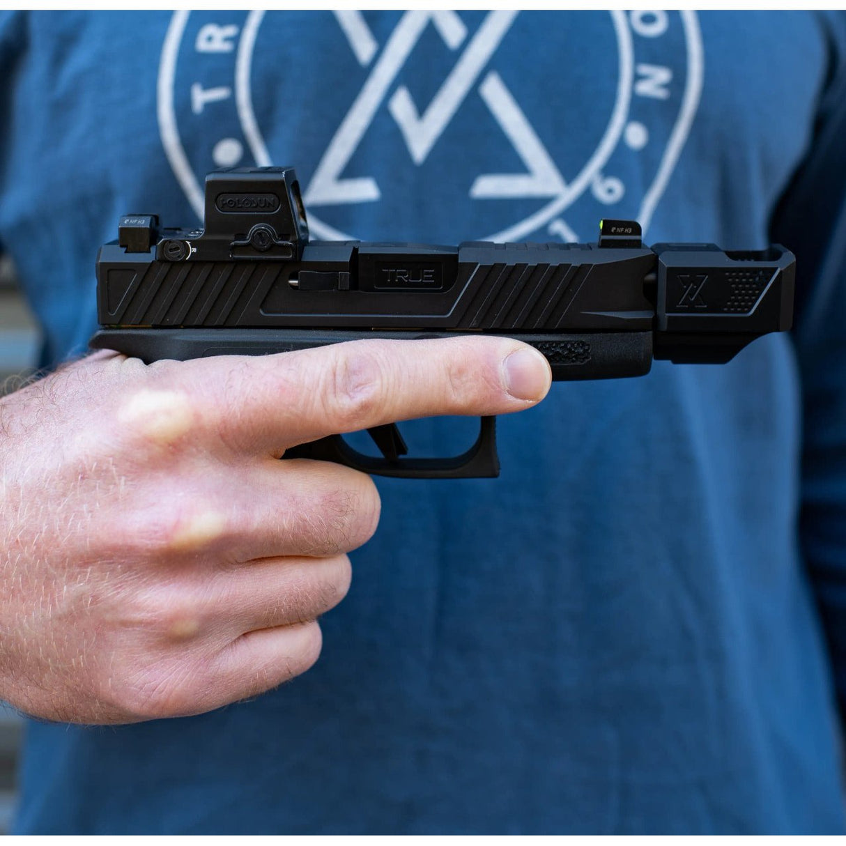 True Precision - Threaded Barrel for Glock 43/43X - Black Nitride