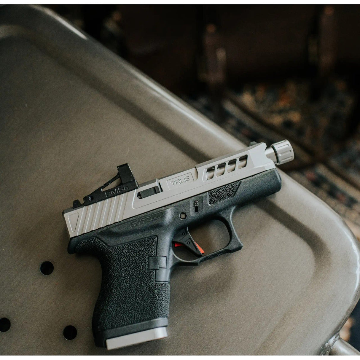 True Precision - Threaded Barrel for Glock 43/43X - Black Nitride