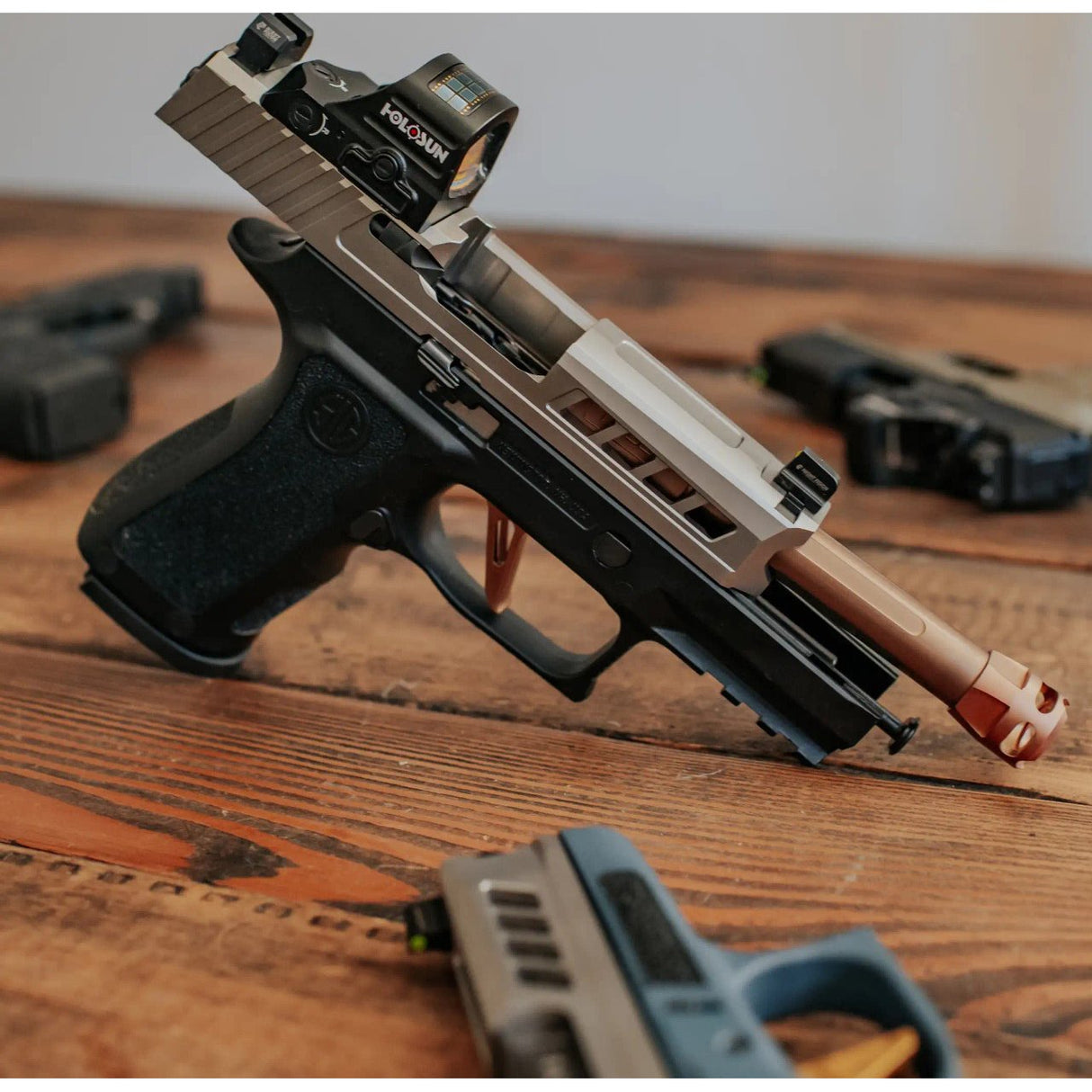 True Precision - Threaded Barrel for Sig P320 Compact 9MM - Black DLC