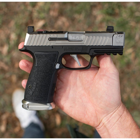 True Precision - Extended Magazine Release for Sig P365 - Black
