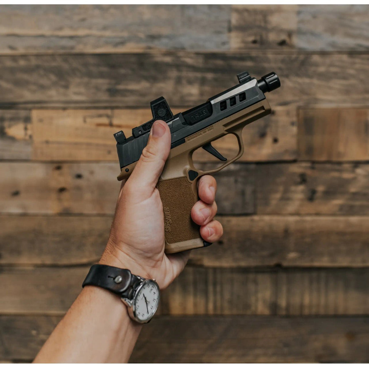 True Precision - Threaded 9MM Barrel for Sig P365XL - Black DLC