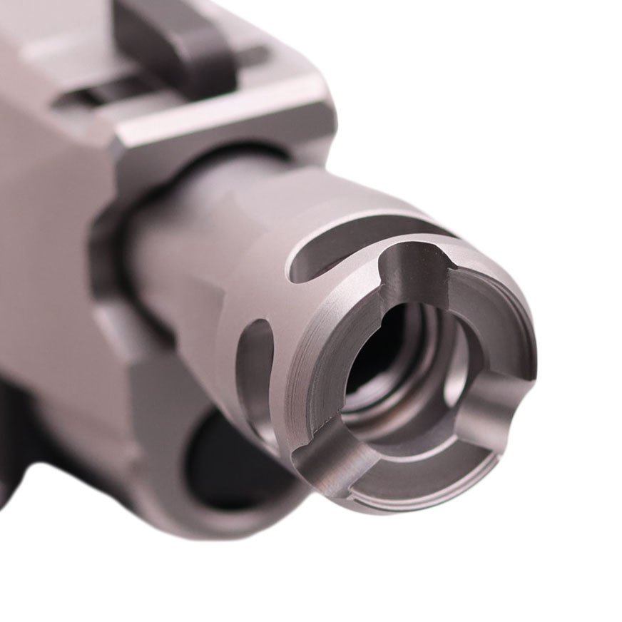 True Precision - Y-Micro Comp 1/2x28 Black DLC