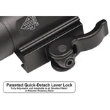 Leapers UTG - LED Flashlight with Adjustable Red Laser