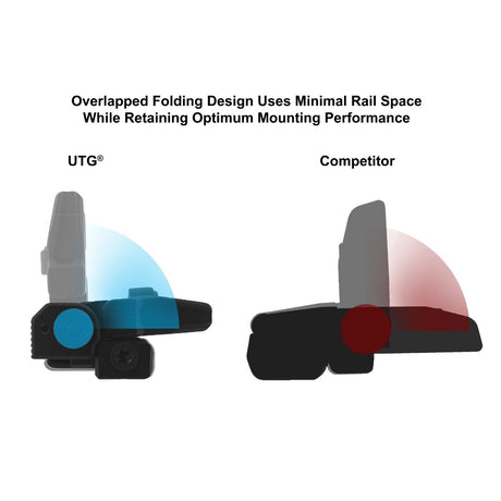 Leapers UTG - ACCU-SYNC AR15 Flip-Up Front Sight - Black
