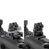 Leapers UTG - Accu-Sync AR15 Flip-Up Rear Sight - Black