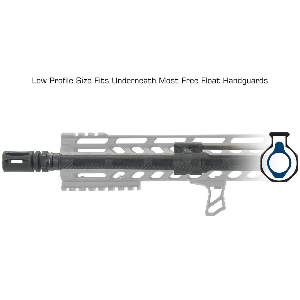 UTG - AR15 Micro Gas Block .750" with Lock Set