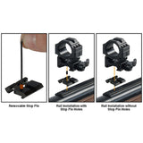 UTG - Low Pro Snap-In Rail Adapter for .22/Airgun