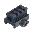 UTG - .83" High 3-Slot Compact Riser Mount - Black
