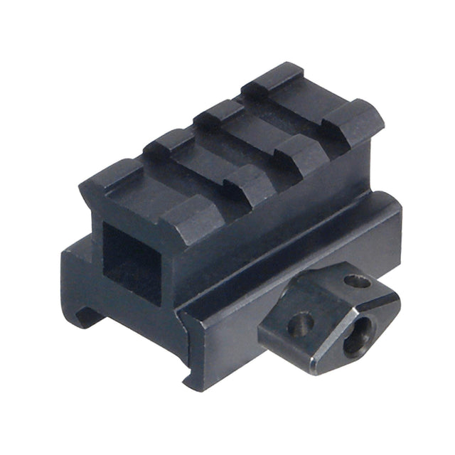 UTG - .83" High 3-Slot Compact Riser Mount - Black
