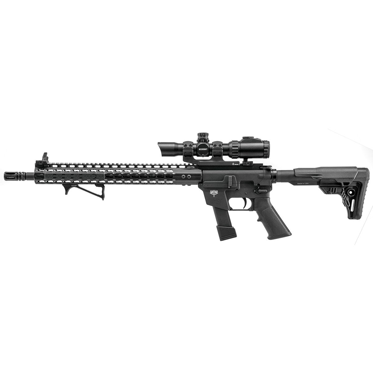Leapers UTG - Ultra Slim Angled Foregrip for Keymod - Black