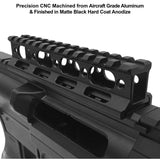 Leapers UTG - 1" SPR Slim Picatinny Riser Mount, 13 Slots, Black