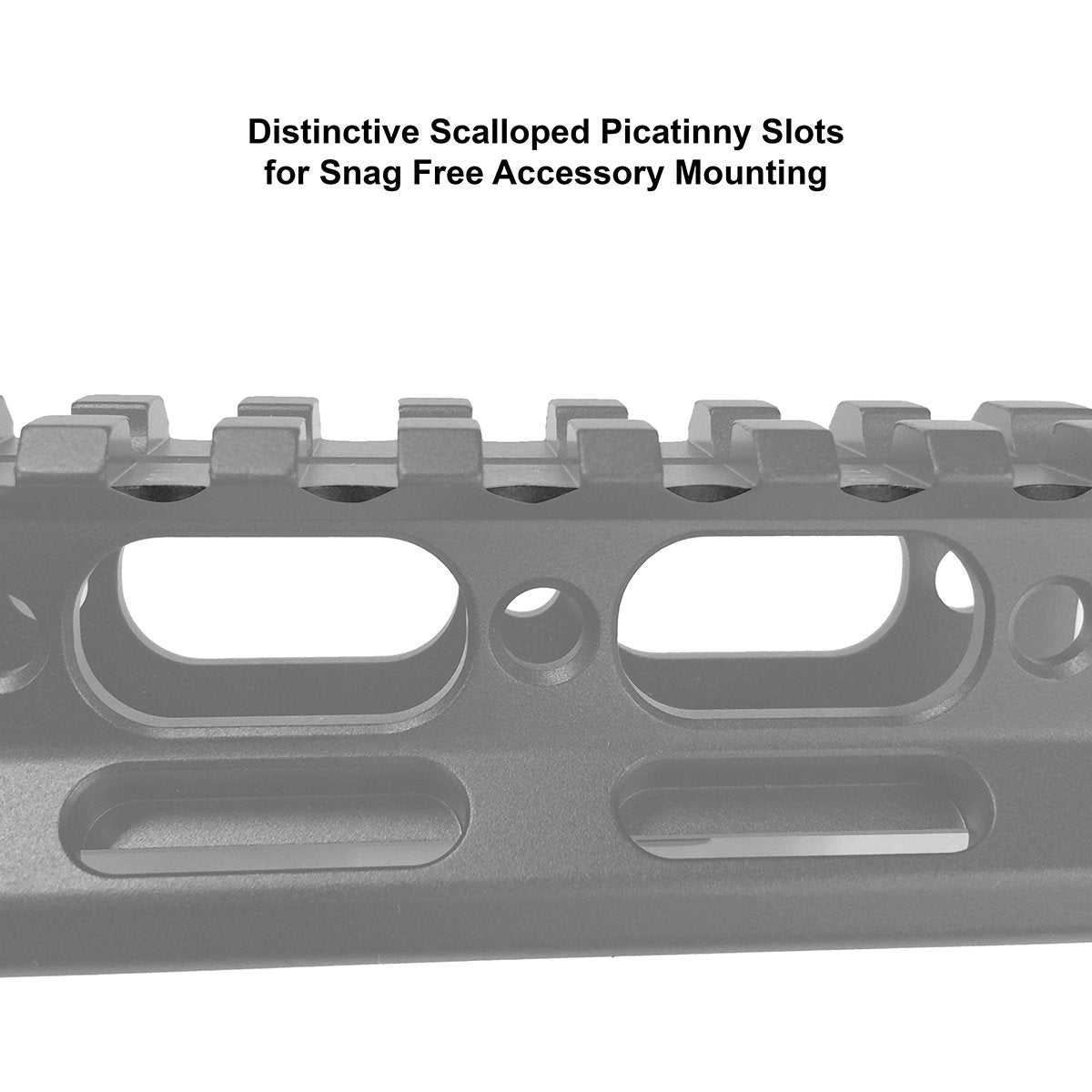 Leapers UTG - 1" SPR Slim Picatinny Riser Mount, 13 Slots, Black
