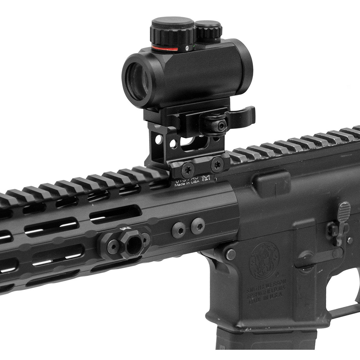 UTG - 1" SPR Slim Picatinny Riser Mount, 3 Slots, Black