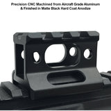 UTG - 1" SPR Slim Picatinny Riser Mount, 3 Slots, Black