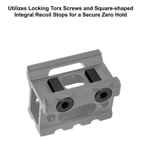 UTG - 1" SPR Slim Picatinny Riser Mount, 3 Slots, Black